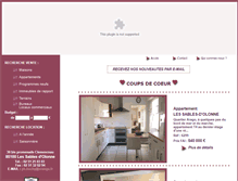 Tablet Screenshot of buchy-immobilier.com